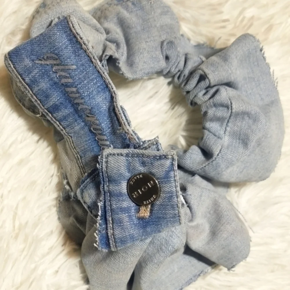 TASTY RAW EDGE DENIM HEADBANZ- 